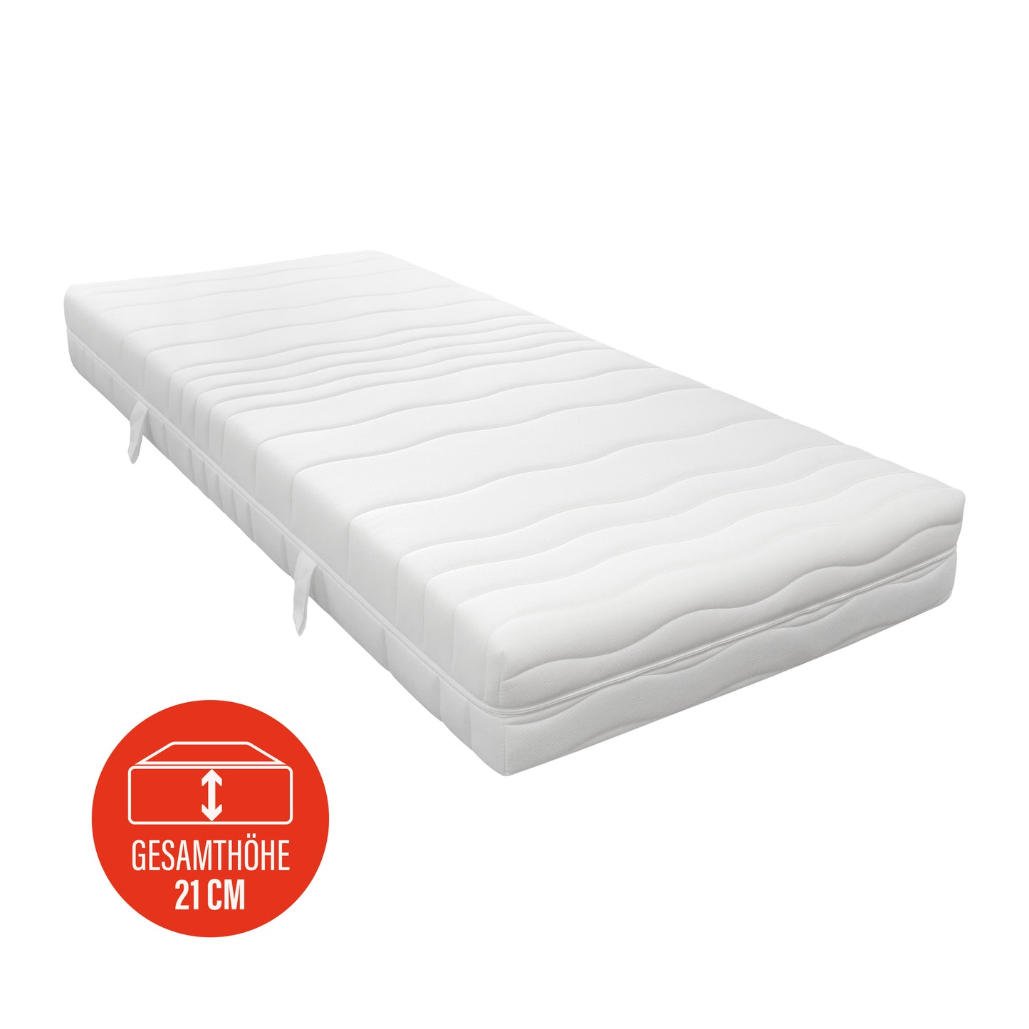 BeMeo Federkern 21 cm Komfort-Höhe