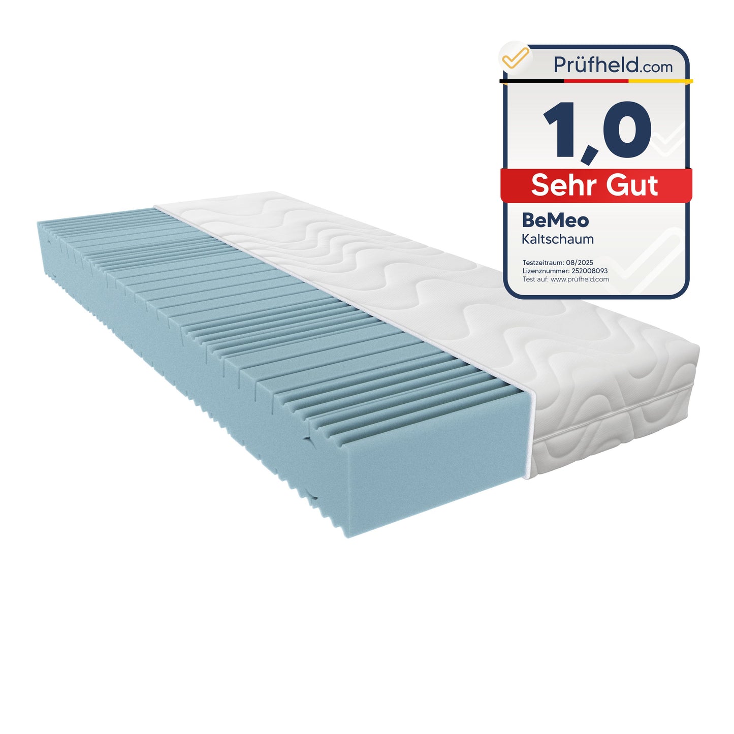 BeMeo Kaltschaum 21 cm Komfort-Höhe