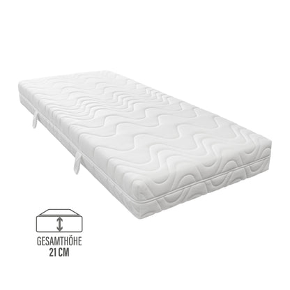 BeMeo Kaltschaum 21 cm Komfort-Höhe