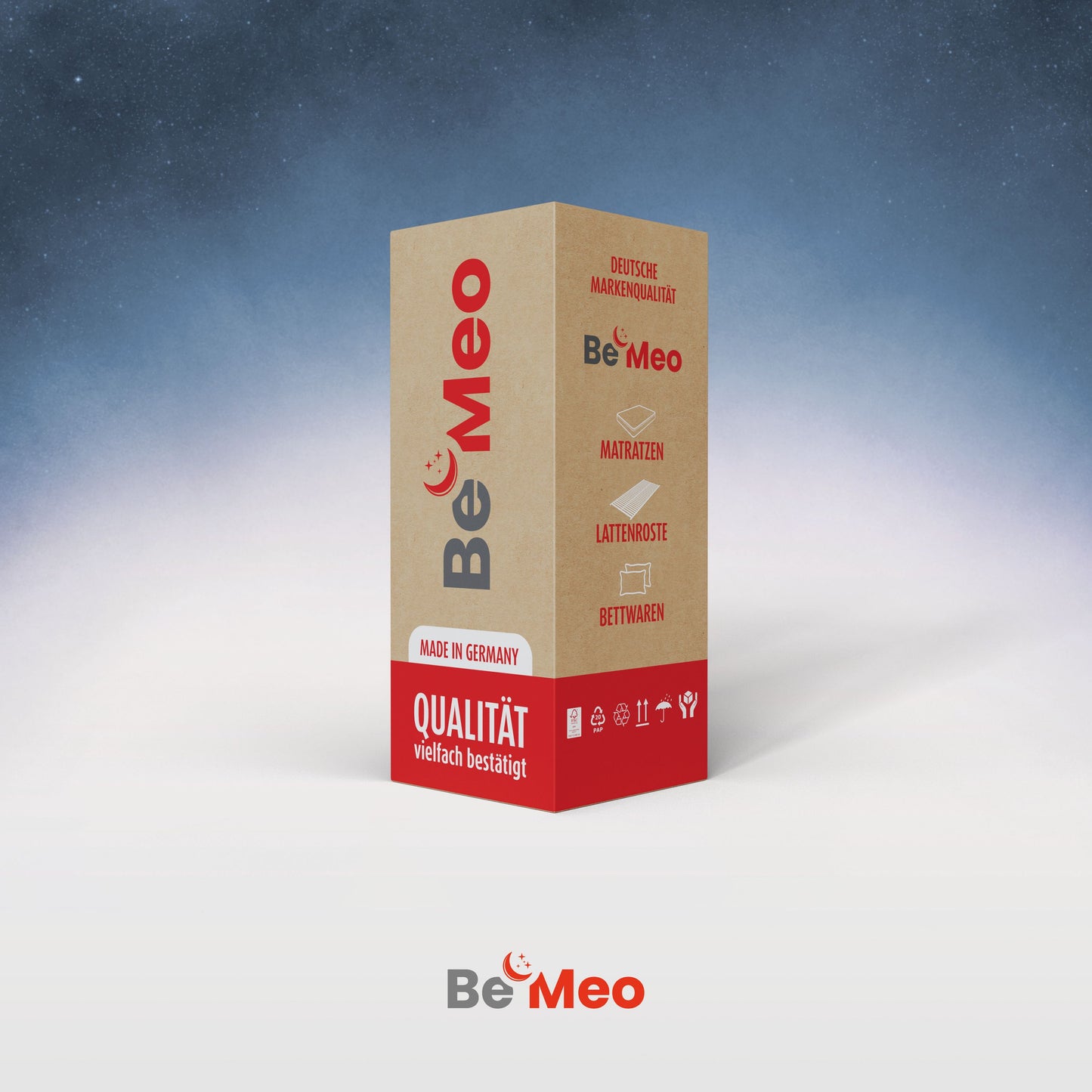 BeMeo Kaltschaum 21 cm Komfort-Höhe