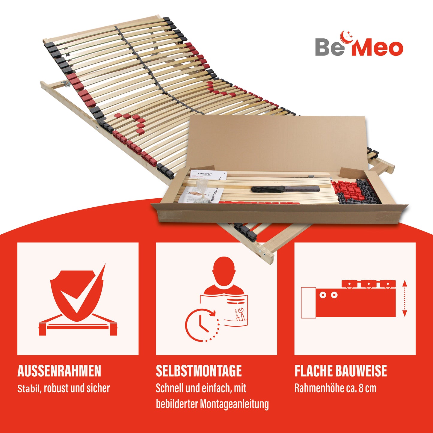 BeMeo Lattenrost Komfort