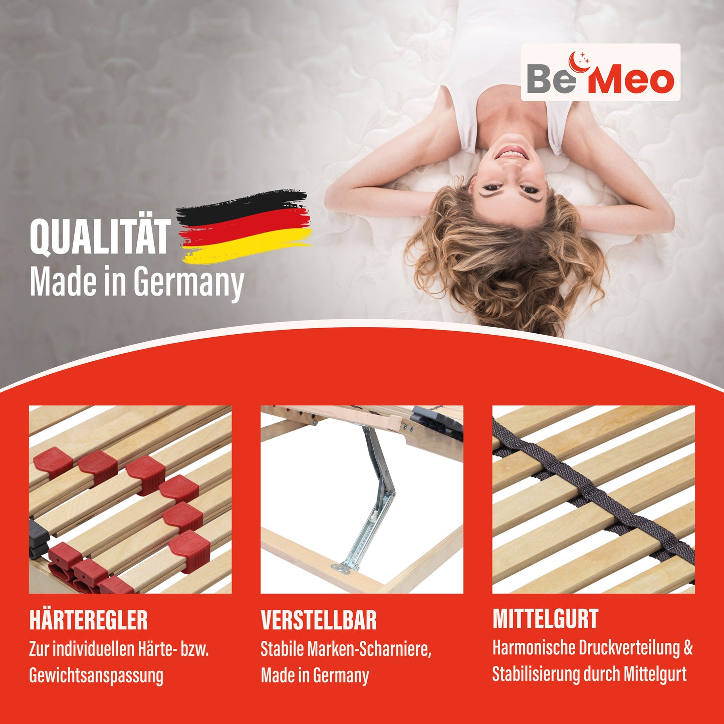 BeMeo Lattenrost Komfort