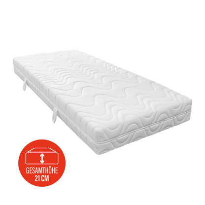 BeMeo Kaltschaum 21 cm Komfort-Höhe