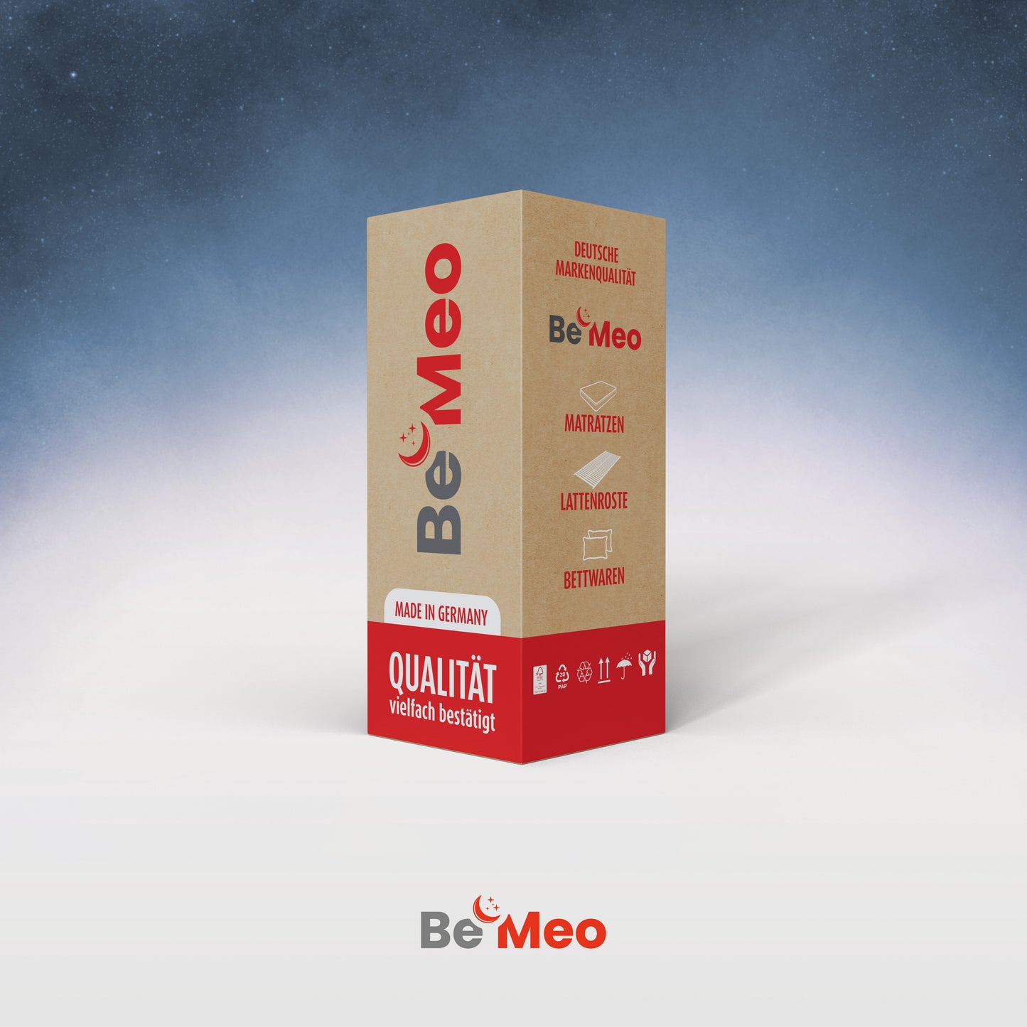 BeMeo Kaltschaum 21 cm Komfort-Höhe